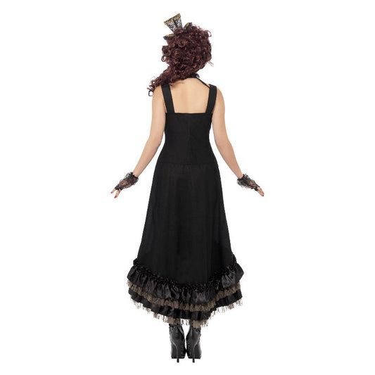 Steam Punk Vamp Costume Black Adult 2