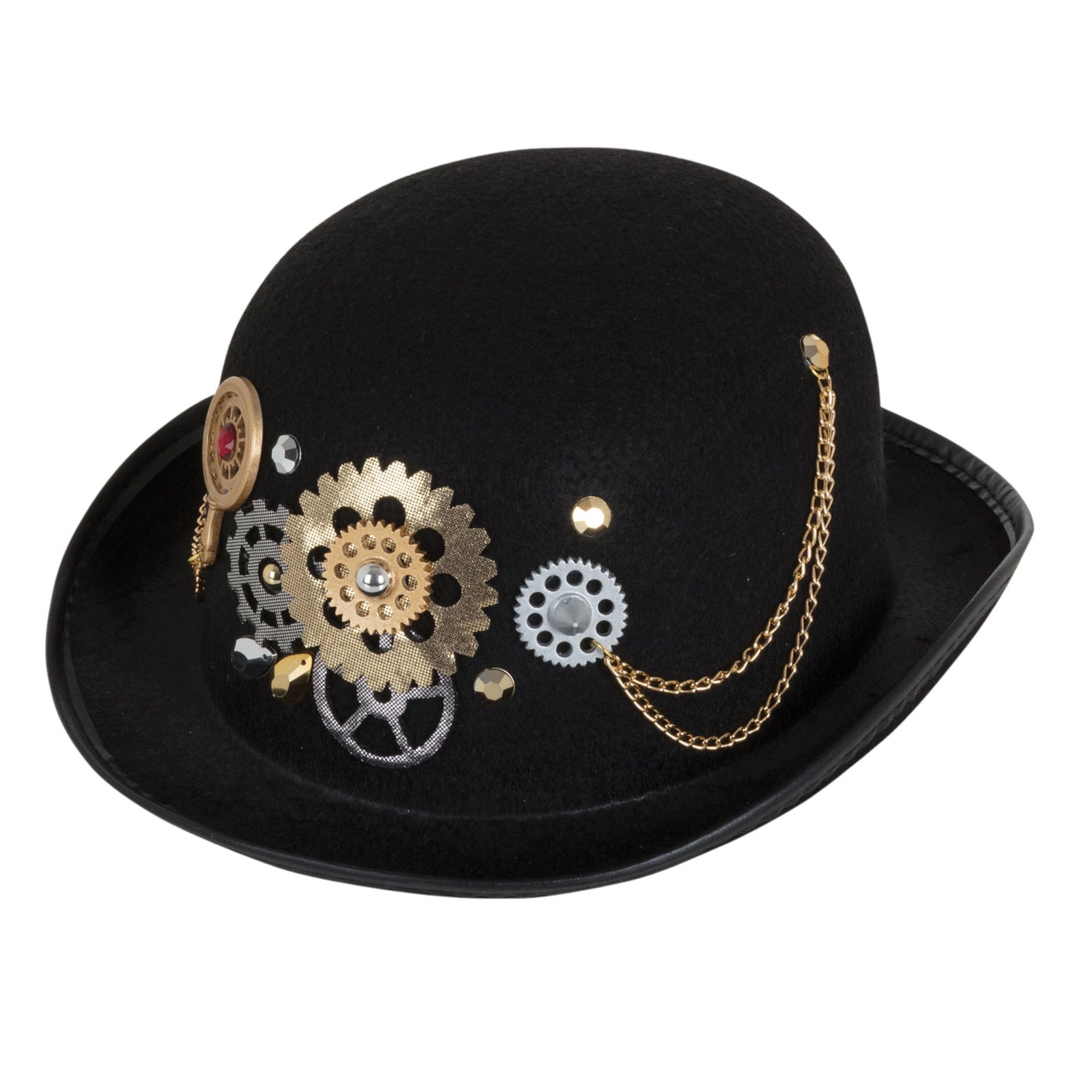 Steampunk Black Bowler 1