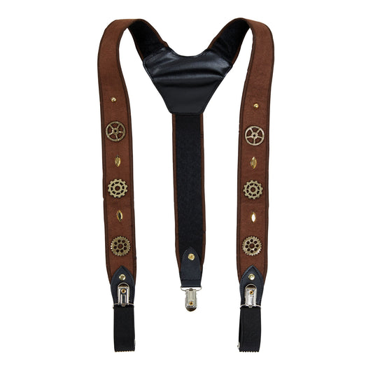 Steampunk Braces Costume Cog Accessory 1