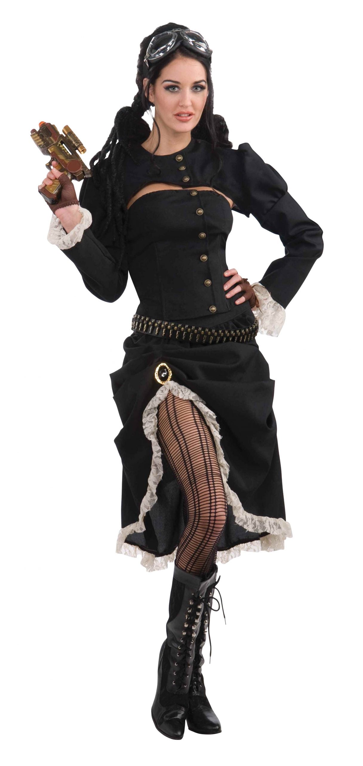 Steampunk Renegade Adult Costume Female Uk Size 10 14 1