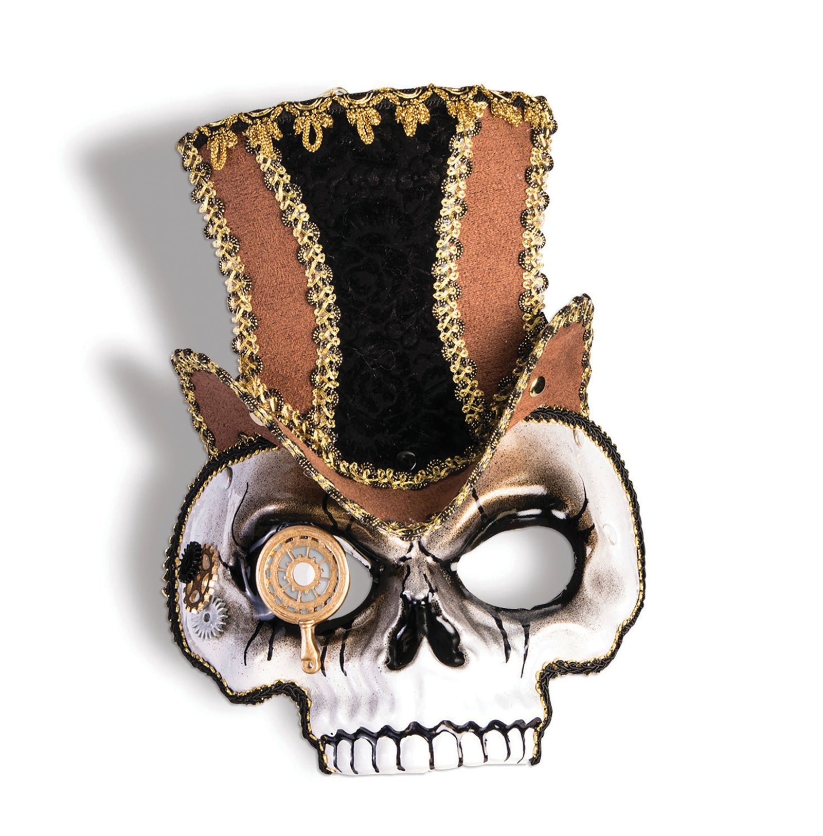 Steampunk Skull Mask with Hat 1