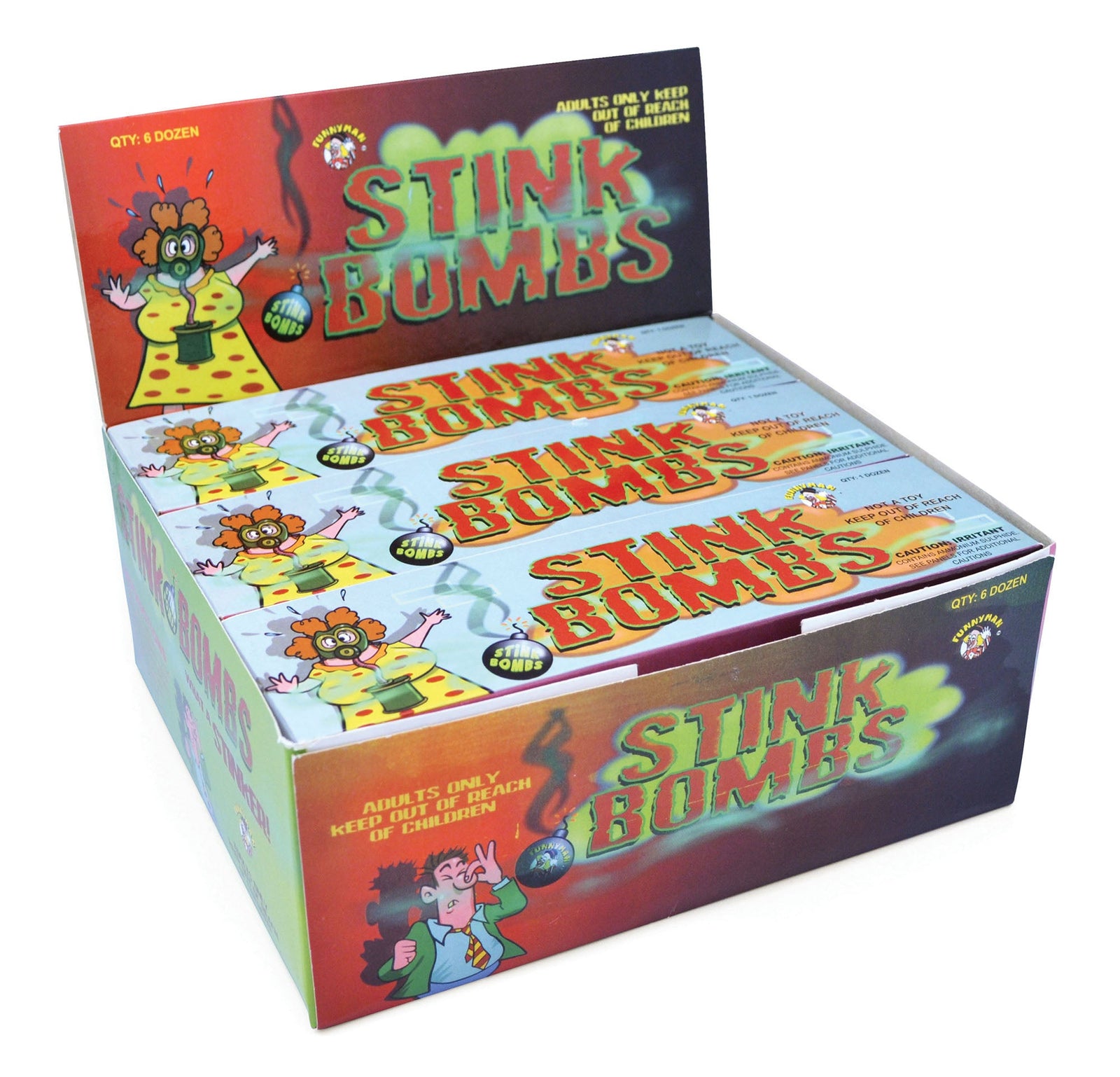 Stink Bombs Joke Pack of 12 1