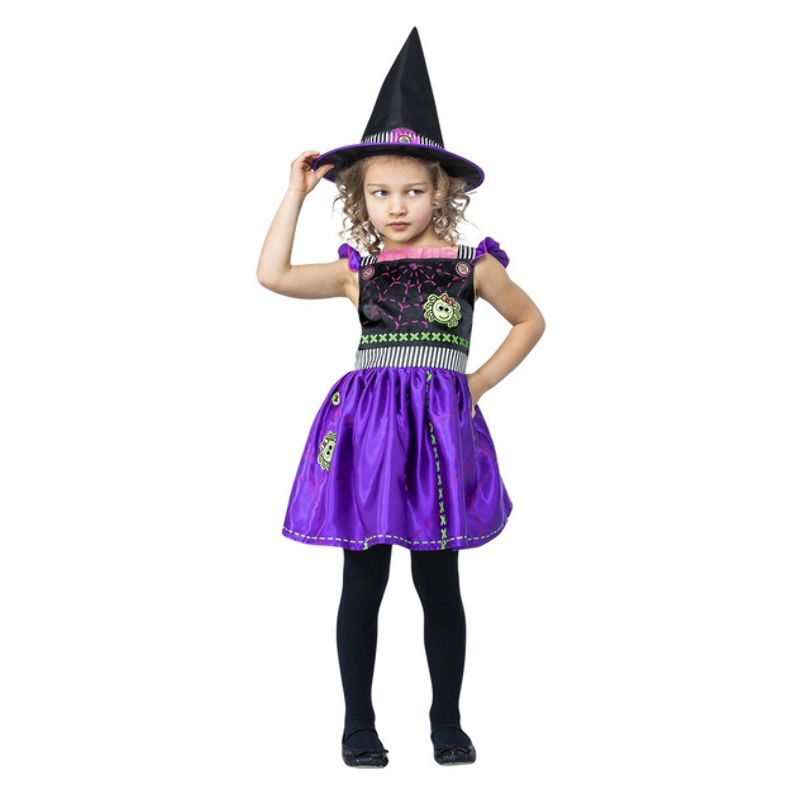 Stitch Witch Costume Child Purple_1