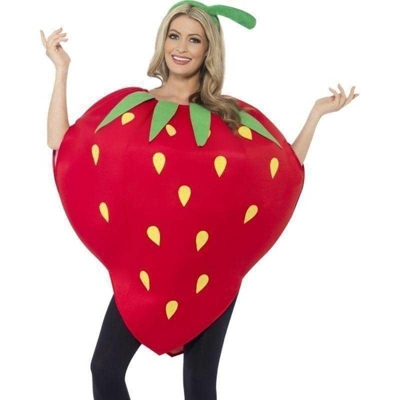 Strawberry Costume Adult Red Tabard_1