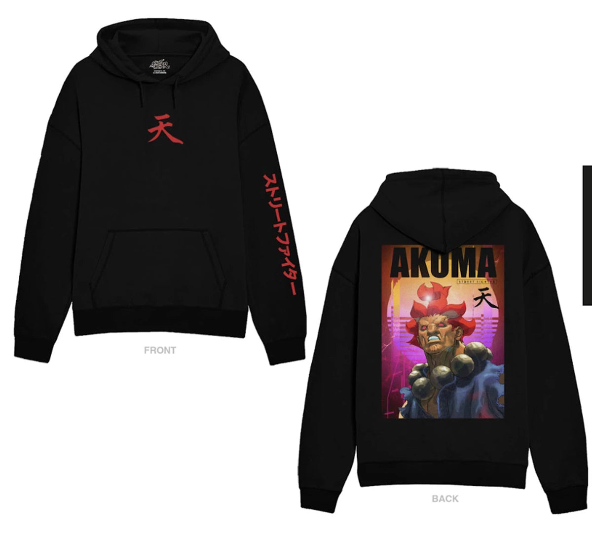 Street Fighter Akuma Reverse Hoodie 3