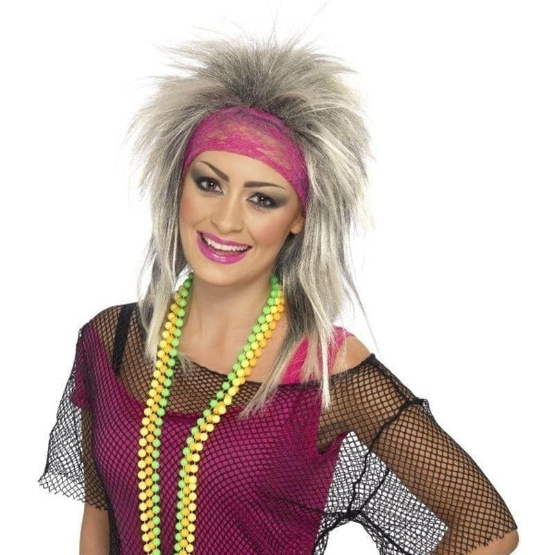 Fishnet Vest Adult Black 80s Costume Accessory 2