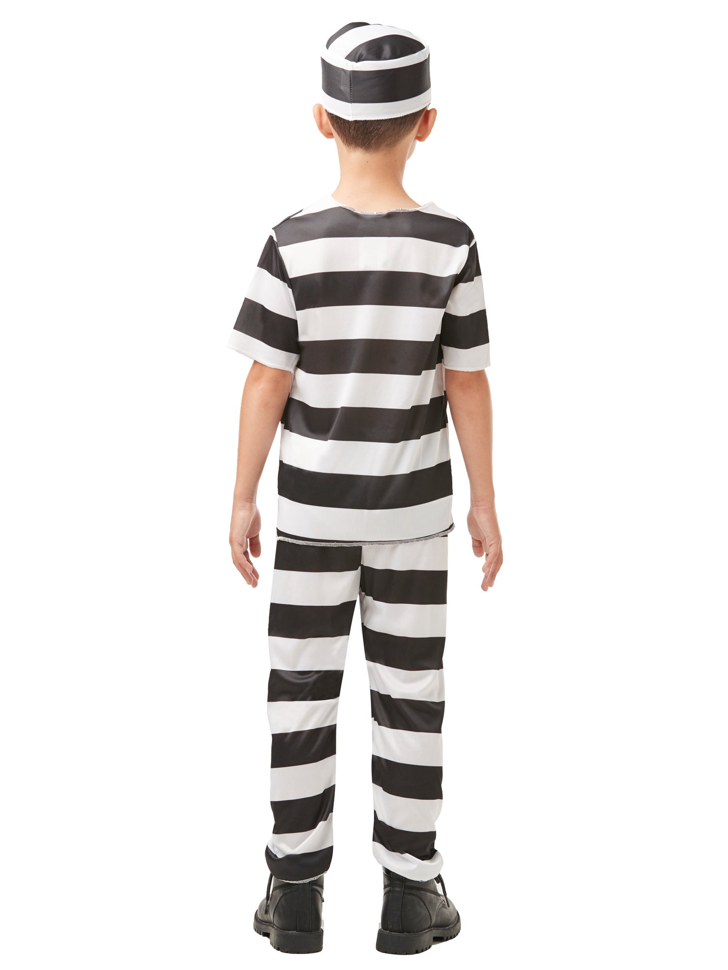 Striped Prisoner Boys Costume 4
