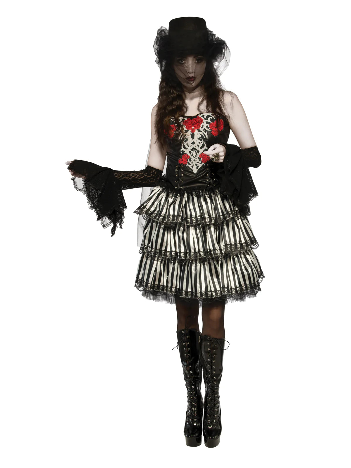 Striped Ruffle Skirt Costume Accessory 2