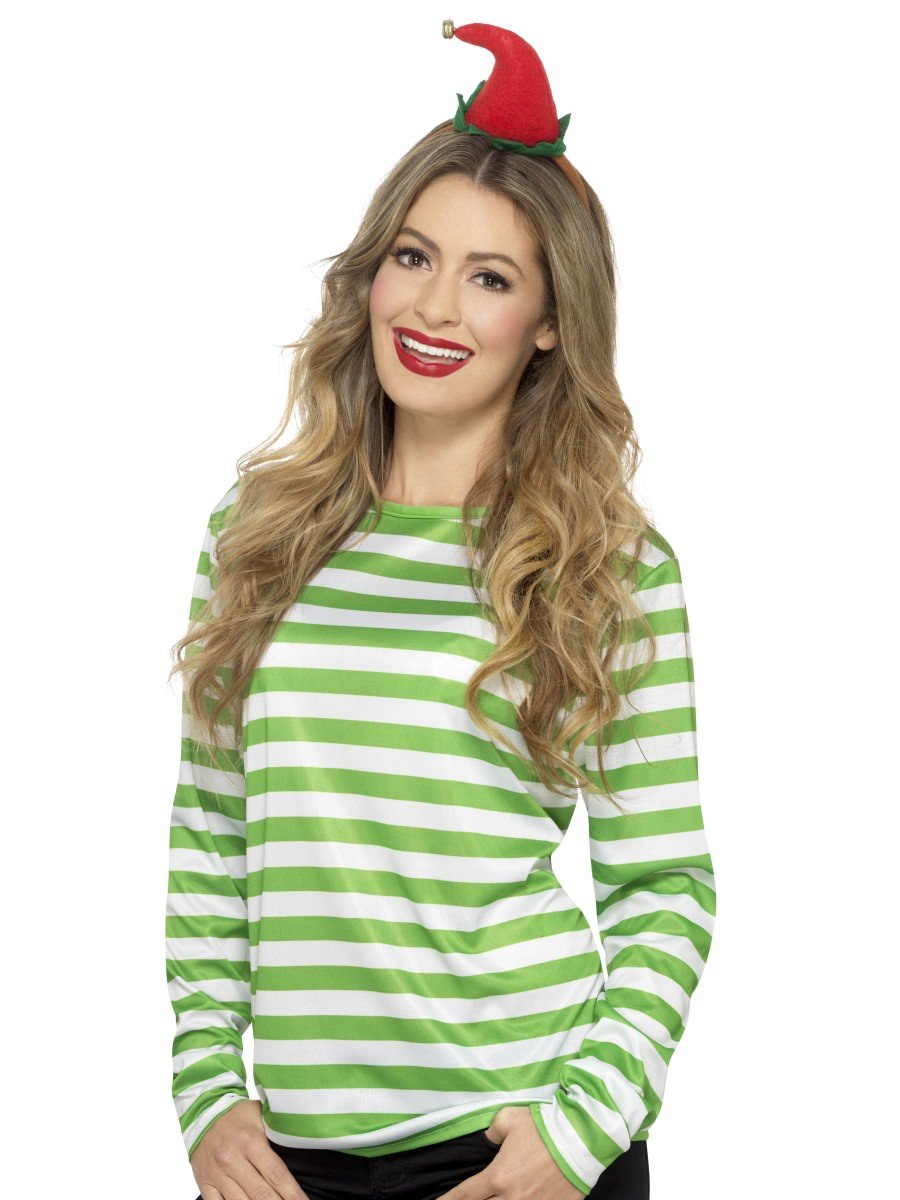 Stripy Long Sleeve T-Shirt Green 2
