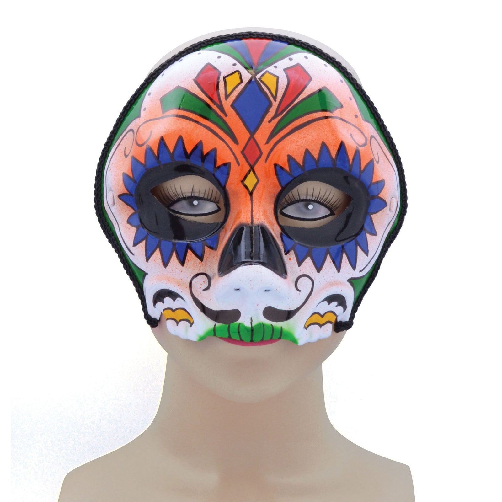 Sugar Skull Mask Pink Mix Glasses Frame Eyemask 1