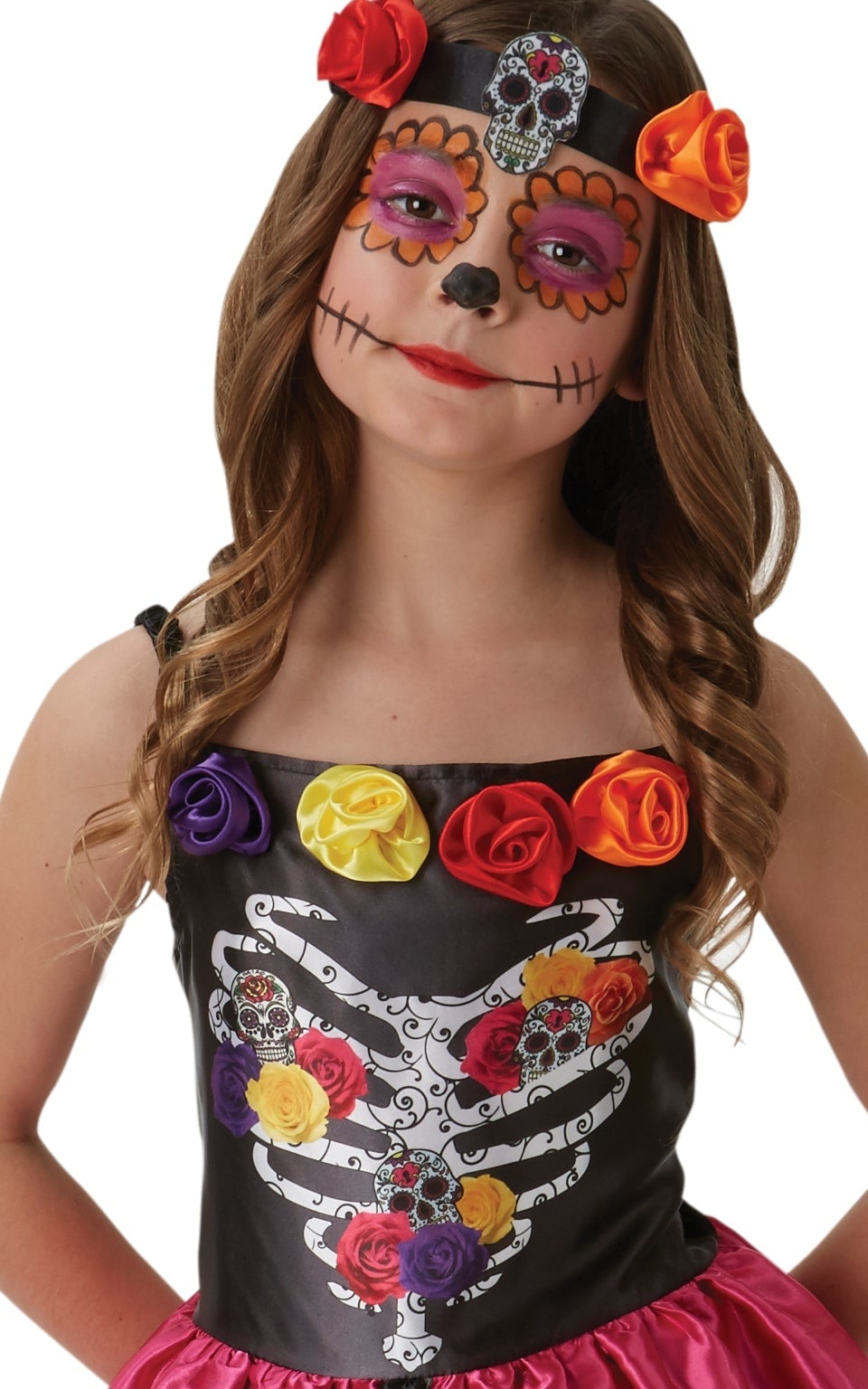 Sugarskull Day Of The Dead Costume for Girls 3