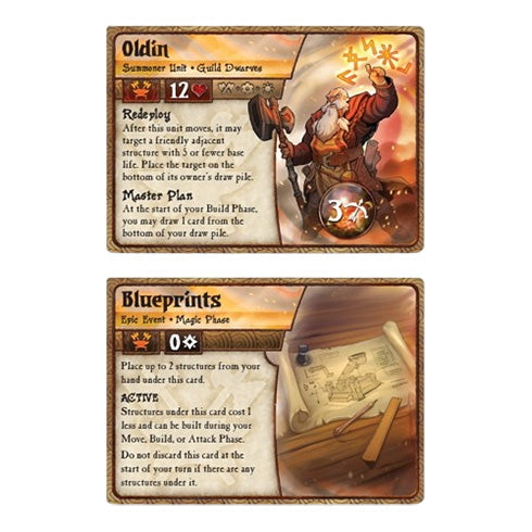 Guild Dwarves Summoner Wars Faction Deck Board Game