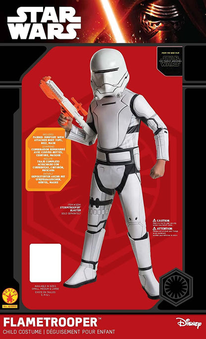 Super Deluxe Flametrooper Kids Stormtrooper Costume 2