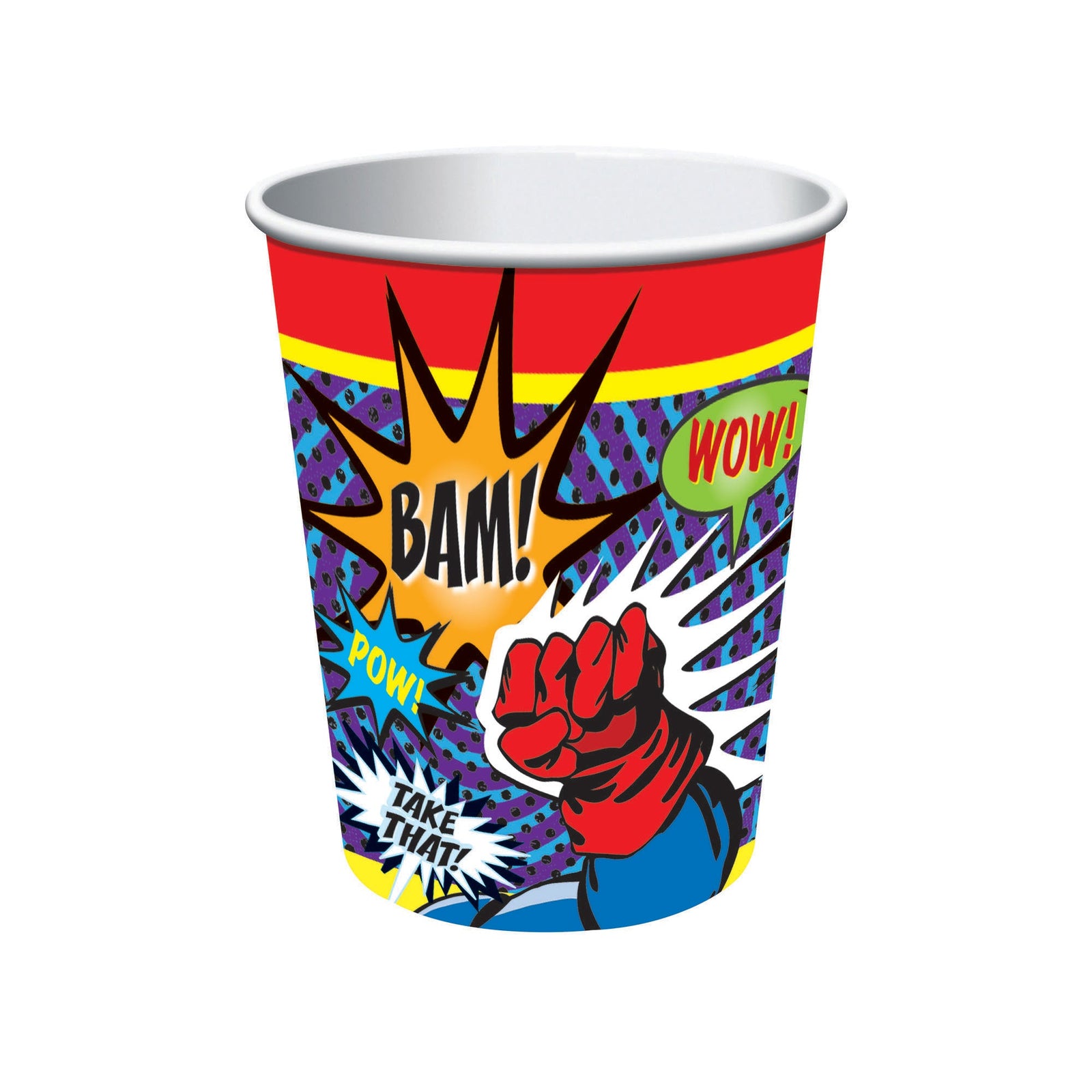 Super Hero Paper Cups 1