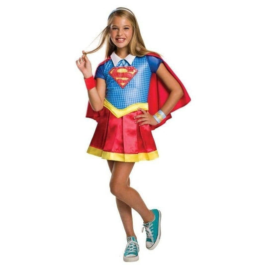 Supergirl Costume Kids DC Superhero Girls Deluxe 1
