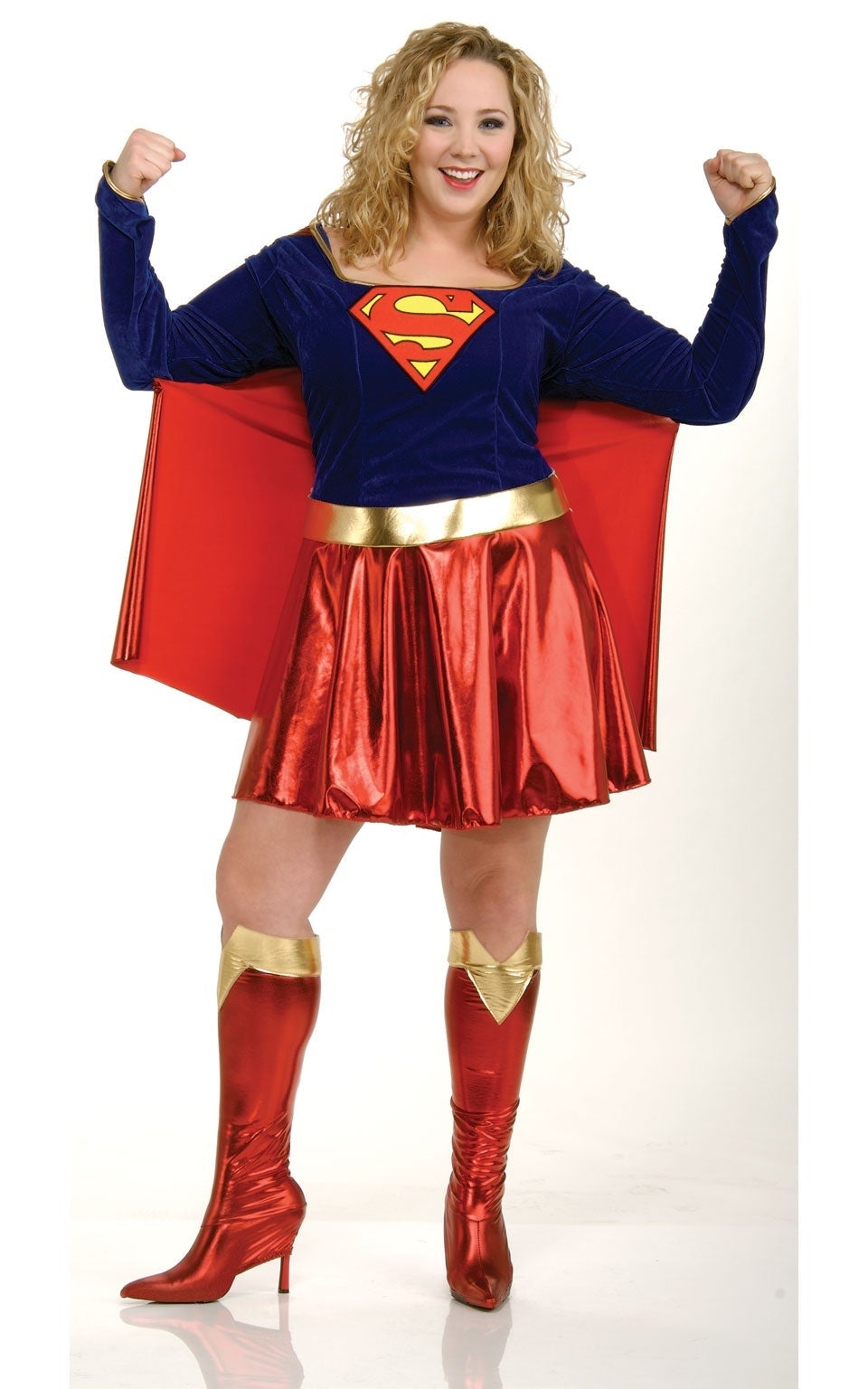Supergirl Costume Plus Size Ladies 1