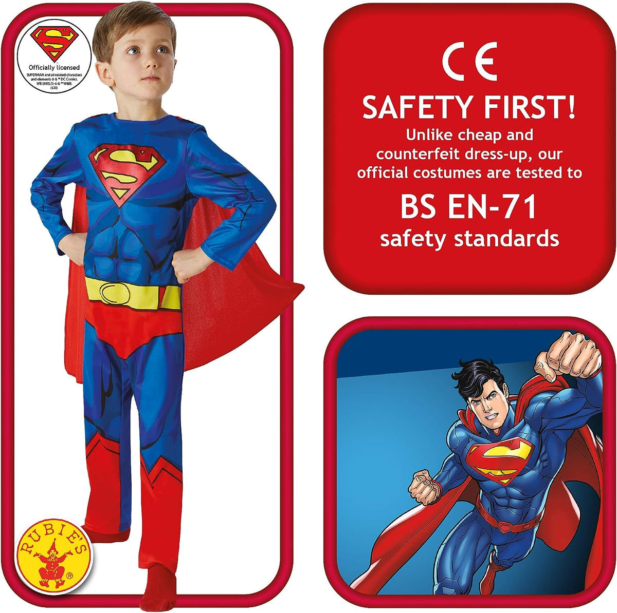 Superman Costume Classic Child Comic Book 5