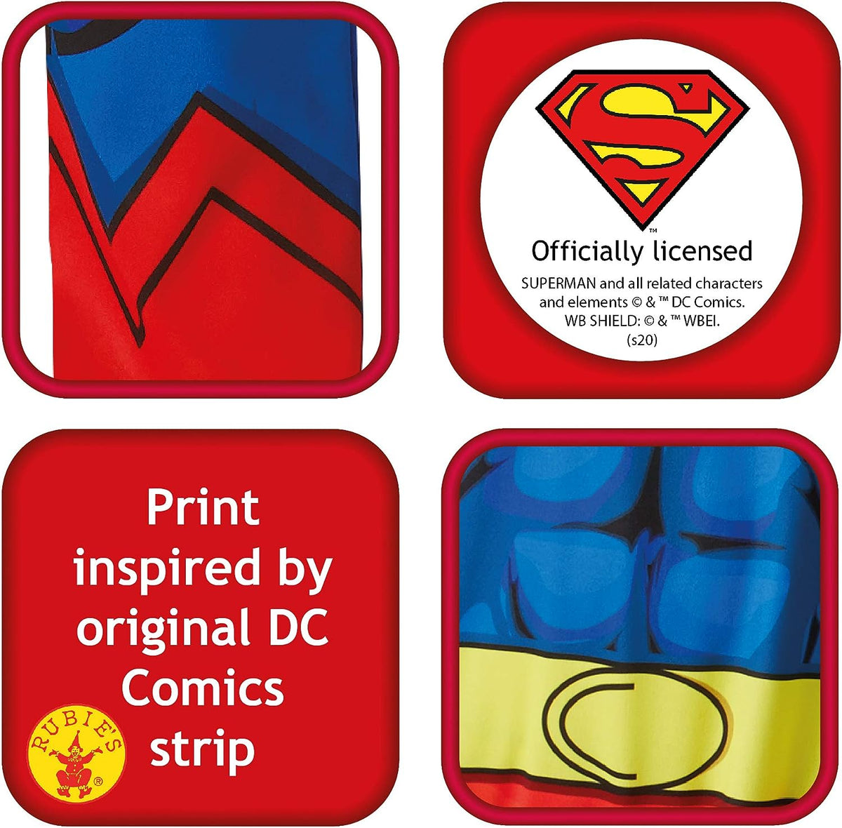 Superman Costume Classic Child Comic Book 6