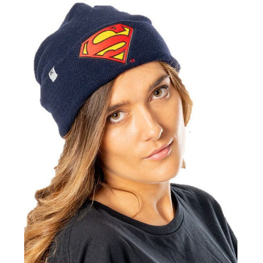 Superman Logo Classic Beanie DC Adult 1