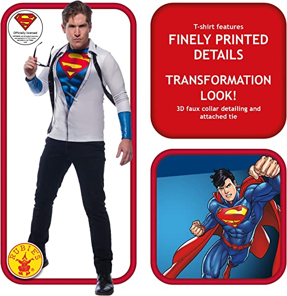 Superman Photoreal Clark Kent Costume Top Superman Photoreal Clark Kent Costume Top