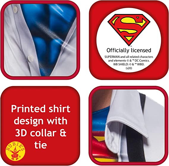 Superman Photoreal Clark Kent Costume Top