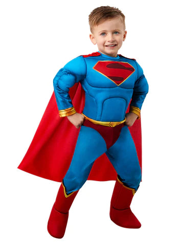 Superman Toddler Costume Muscle Padded
