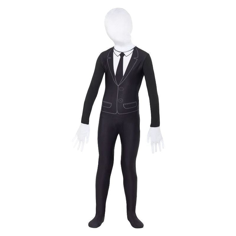 Supernatural Boy Costume Kids Slenderman Bodysuit Black 2