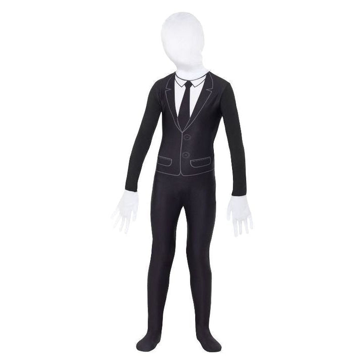 Supernatural Boy Costume Kids Slenderman Bodysuit Black_2