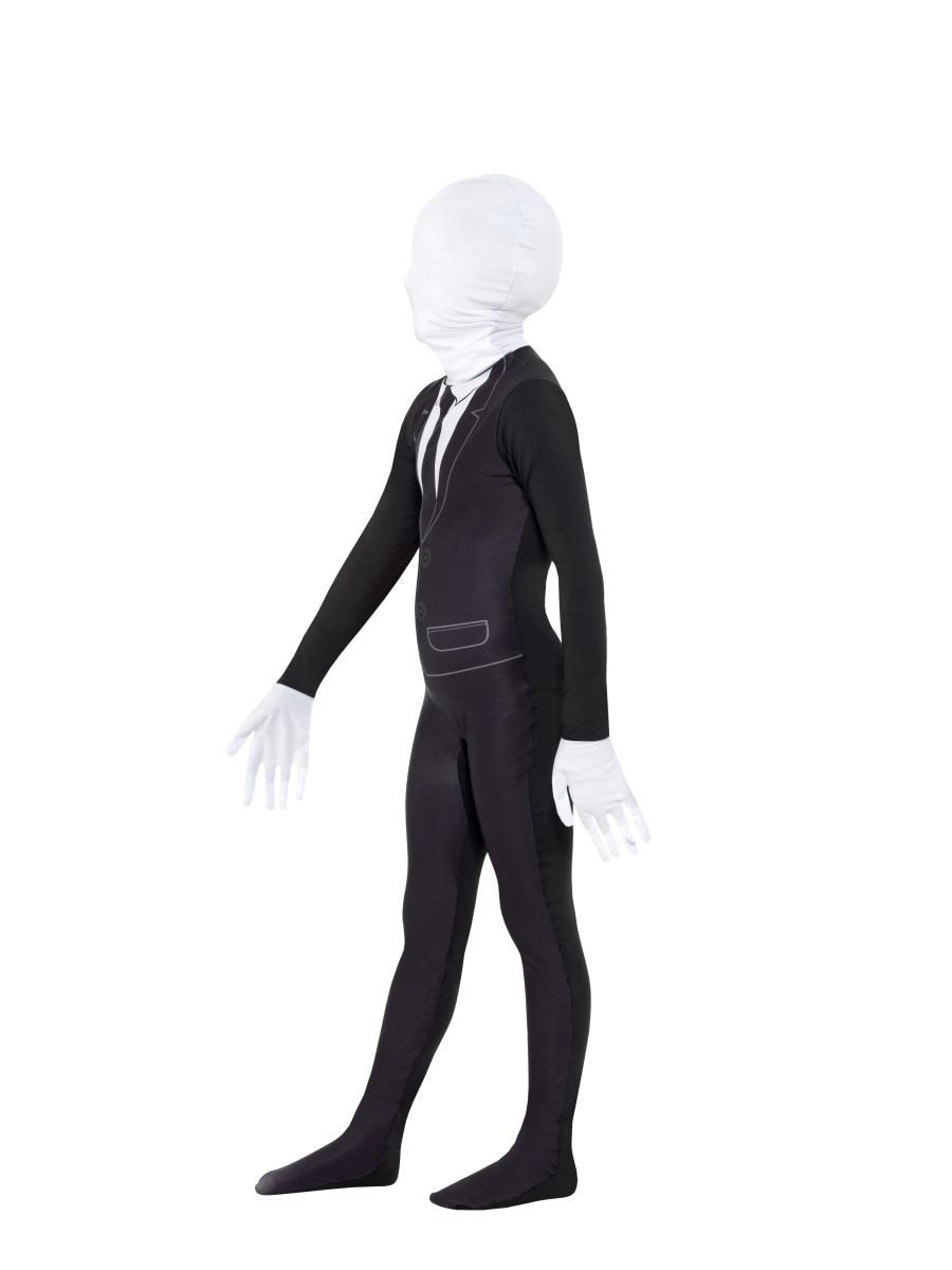 Supernatural Boy Costume Kids Slenderman Bodysuit Black 3
