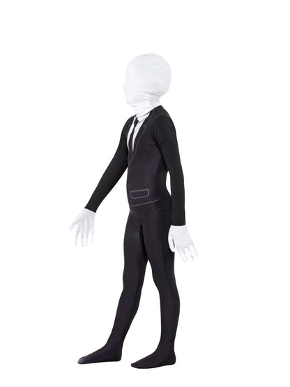 Supernatural Boy Costume Kids Slenderman Bodysuit Black 3