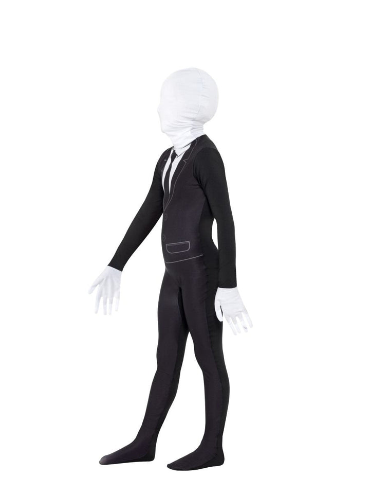 Supernatural Boy Costume Kids Slenderman Bodysuit Black_3