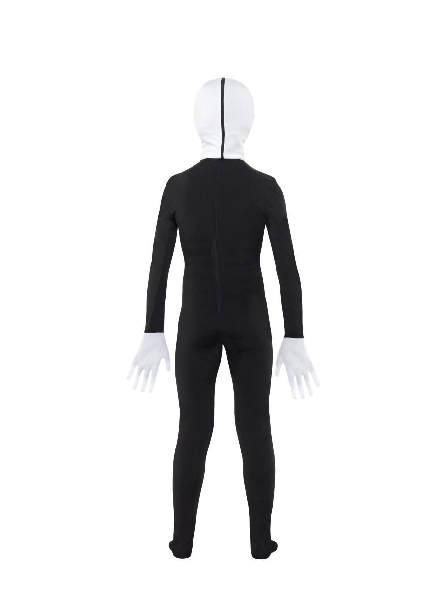 Supernatural Boy Costume Kids Slenderman Bodysuit Black 4