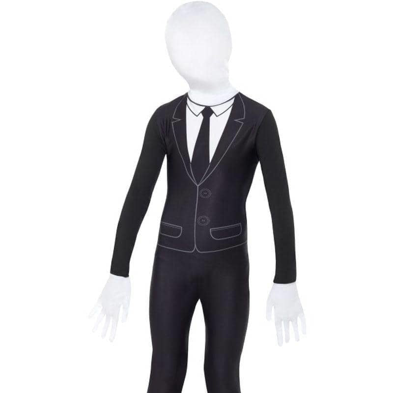 Supernatural Boy Costume Kids Slenderman Bodysuit Black_1