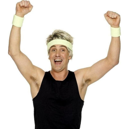 Sweatbands Adult Yellow 1 Headband and 2 Wristbands 2