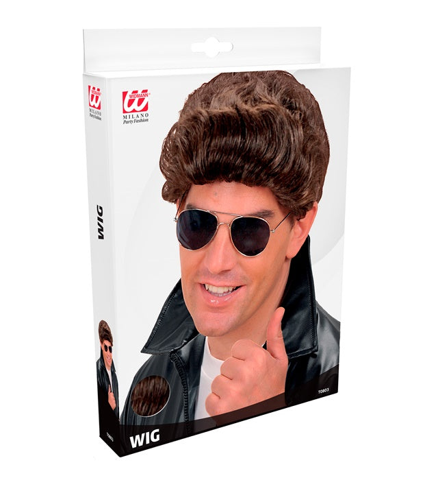 Greaser Wig Brown - In Box