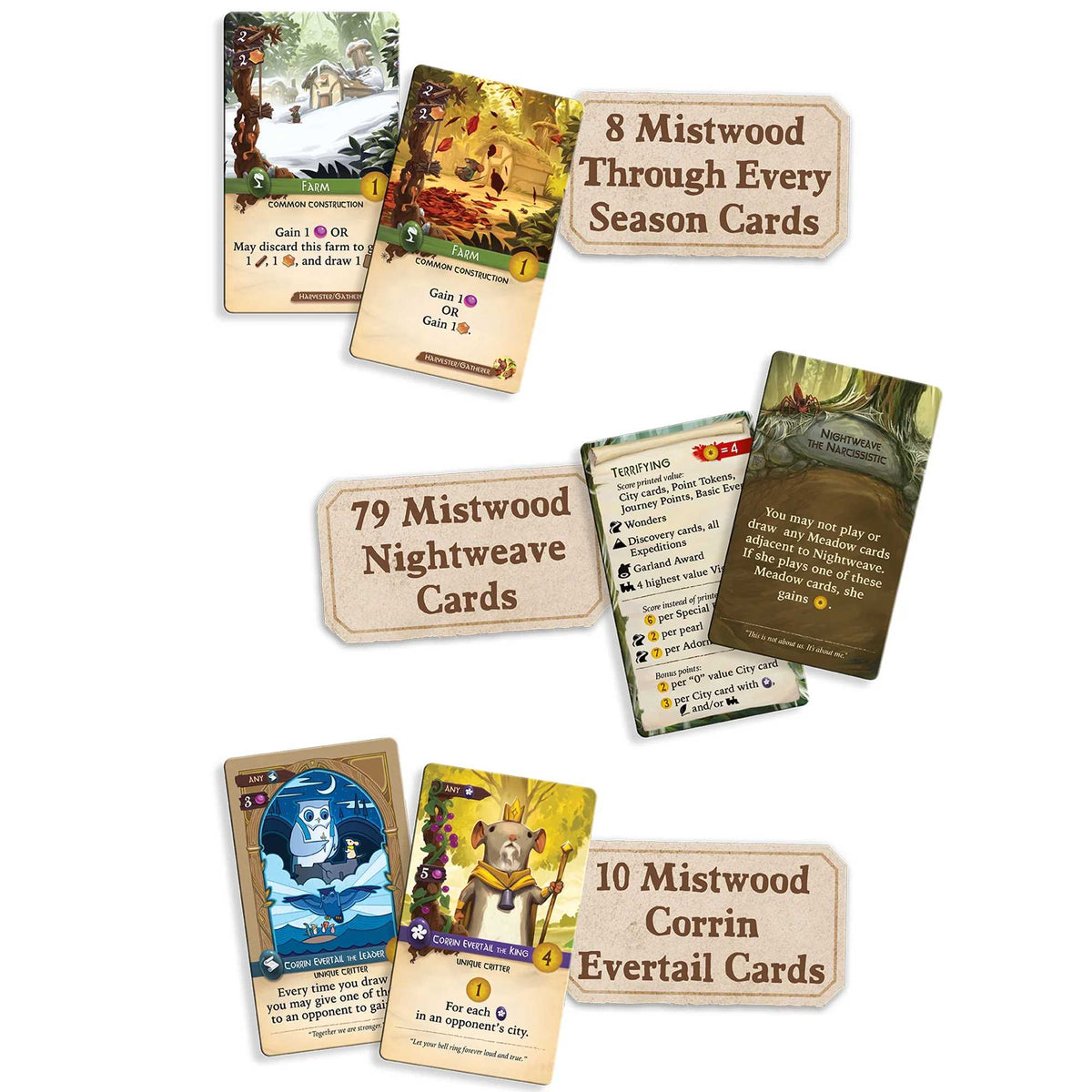 Everdell Oversized Cards Board Game by Starling 4