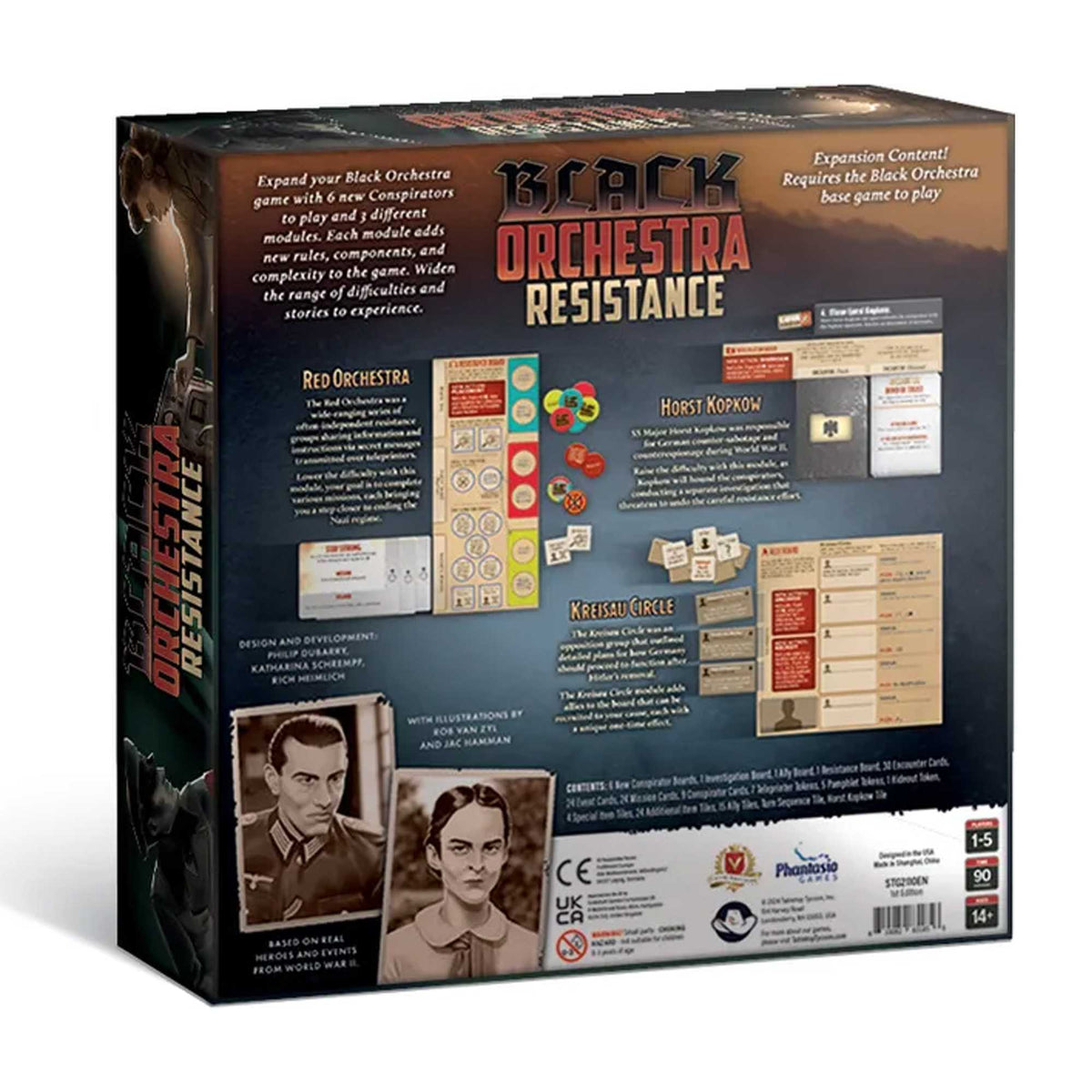 Black Orchestra Resistance Expansion Board Game by Victory Point 2