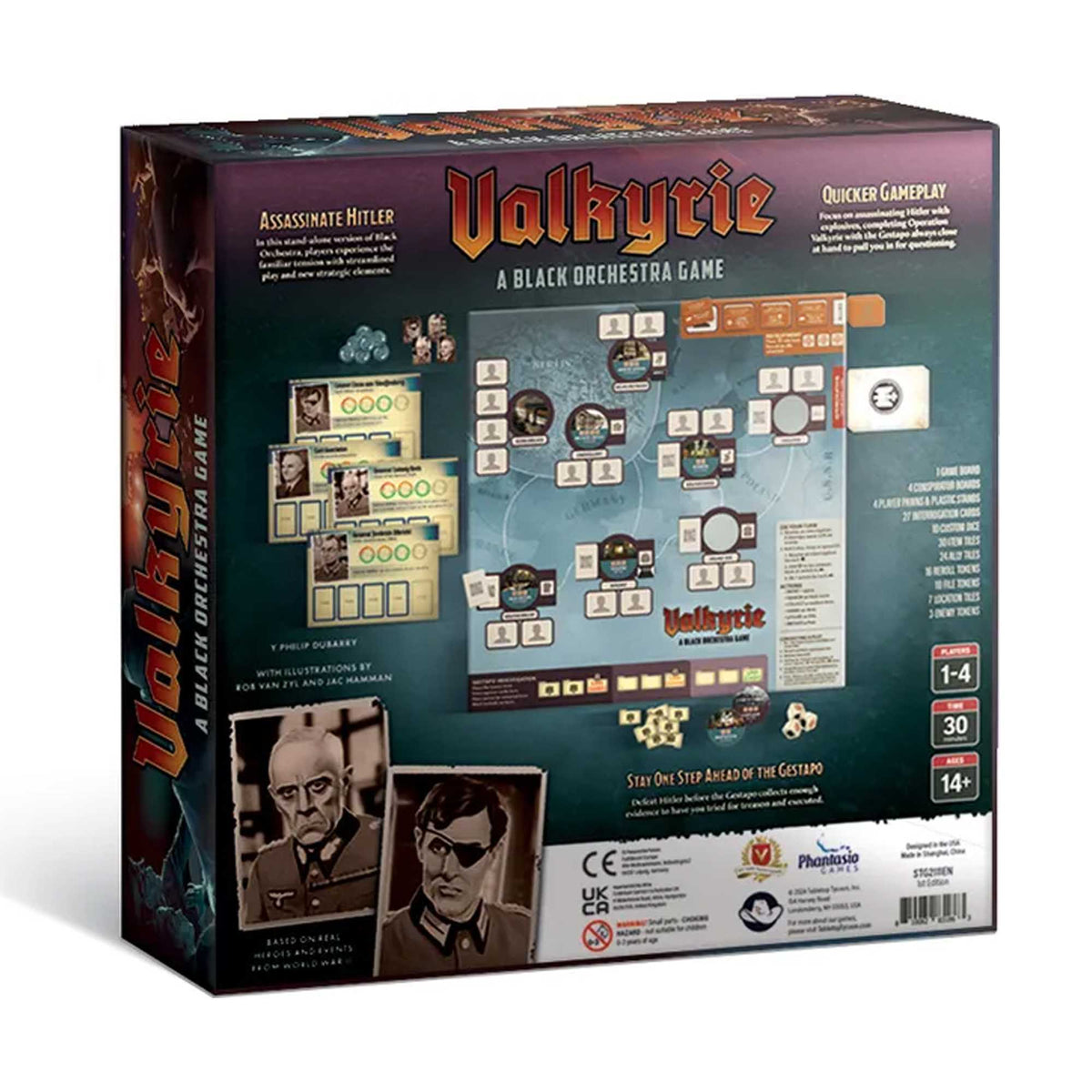 Valkyrie A Black Orchestra Game Board Game by Victory Point 3