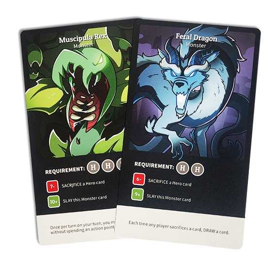 Here to Slay Warriors and Druids Expansion Card Game by Teeturtle 3