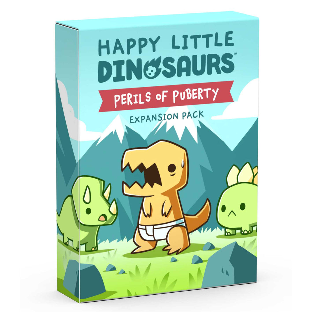 Happy Little Dinosaurs Perils of Puberty Expansion Board Game by TeeTurtle 1