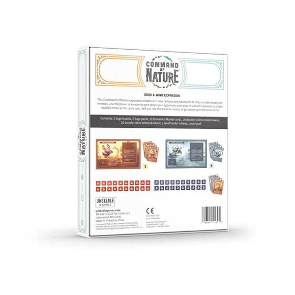 Command of Nature Sand and Wind Expansion Board Game by TeeTurtle 2