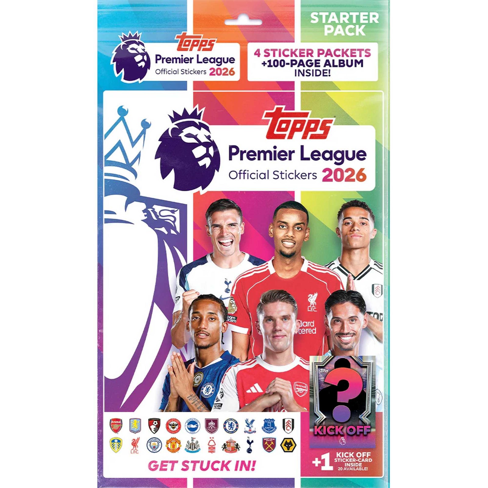 Topps Premier League 2026 Stickers Starter Pack 1