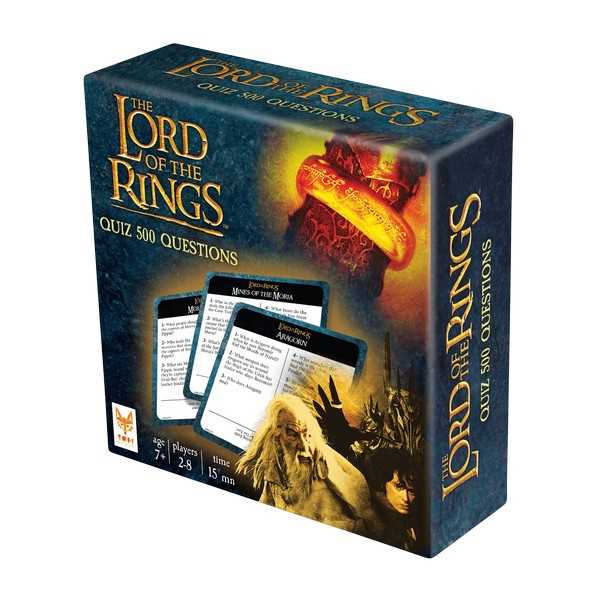 The Lord of the Rings Quiz 500 Board Game by Topi Games 1