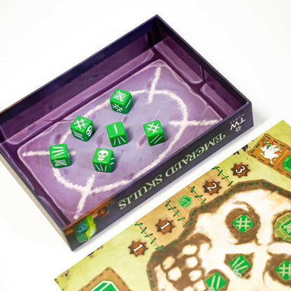 Emerald Skulls Board Game by Thunderworks 3