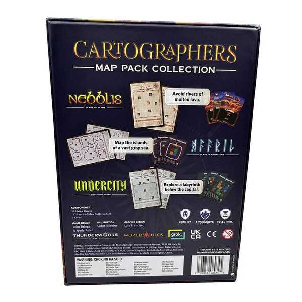Cartographers Map Pack Collection Board Game by Thunderworks Games 2