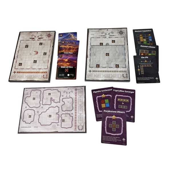 Cartographers Map Pack Collection Board Game by Thunderworks Games 3