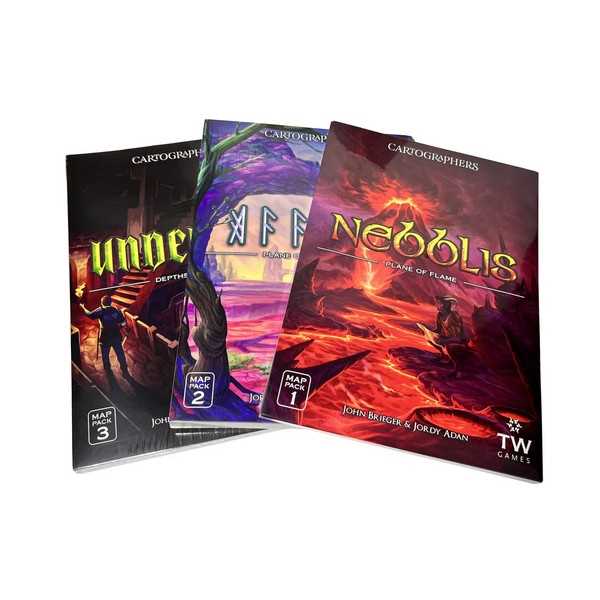 Cartographers Map Pack Collection Board Game by Thunderworks Games 4