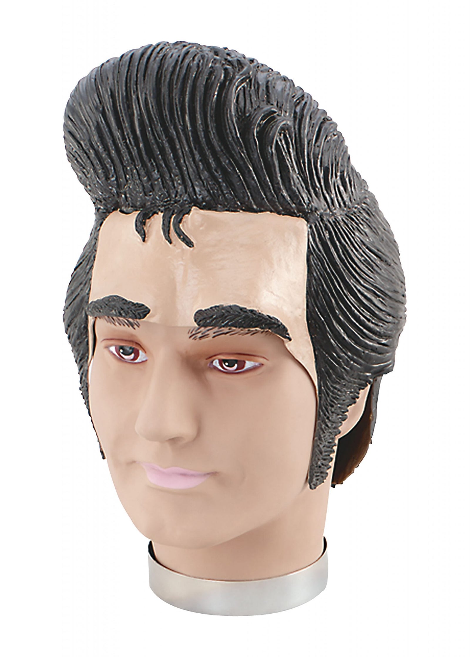 Teddyboy Headpiece Sideburns 1950s Elvis Costume Accessory Rubber Wig 1