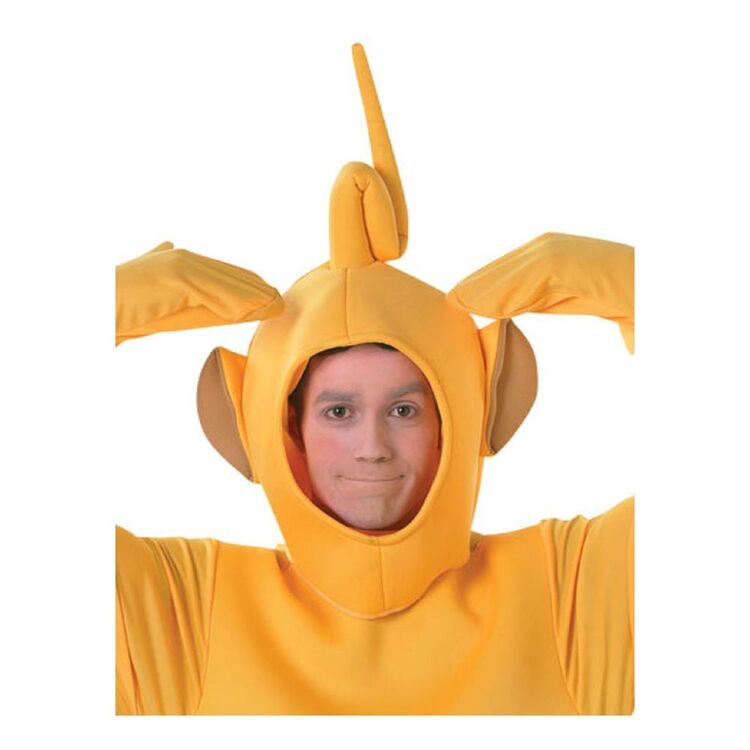 Yellow Teletubbies Laalaa Costume Adult Bodysuit 2