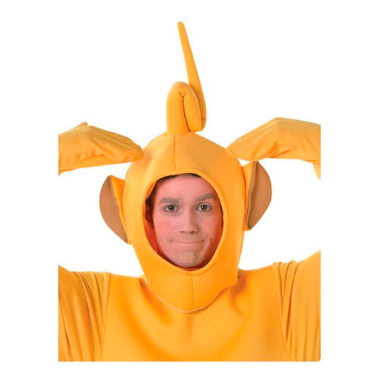 Yellow Teletubbies Laalaa Costume Adult Bodysuit 2